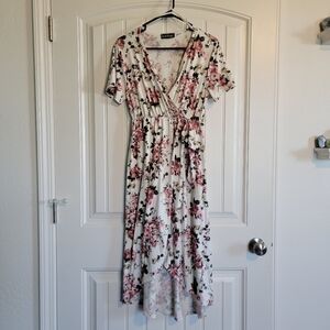 🔥5 FOR $25🔥Maternity Floral Faux Wrap Dress